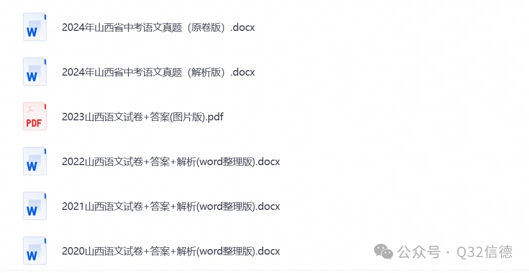 【中考试卷】2013-2026年山西省中考各科真题试卷及答案解析PDF电子版-第8张图片-四季读书网