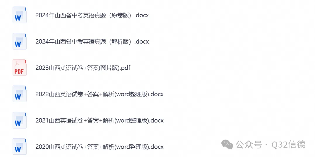 【中考试卷】2013-2026年山西省中考各科真题试卷及答案解析PDF电子版-第9张图片-四季读书网