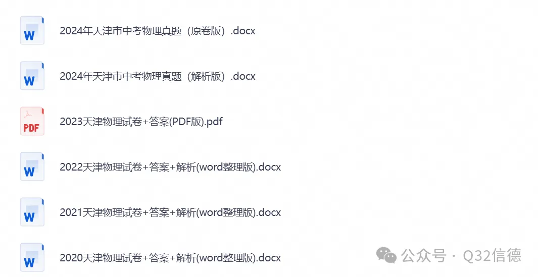 【中考试卷】2013-2026年天津市中考各科真题试卷及答案解析PDF电子版-第6张图片-四季读书网