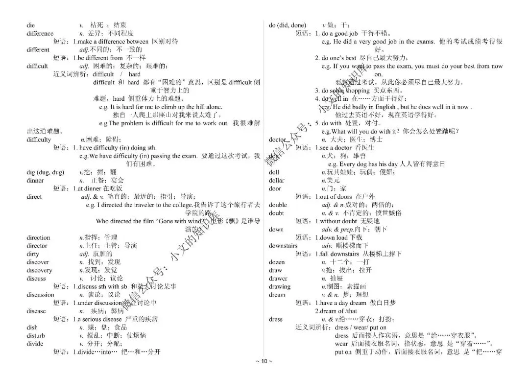 中考英语1600词详解-第11张图片-四季读书网
