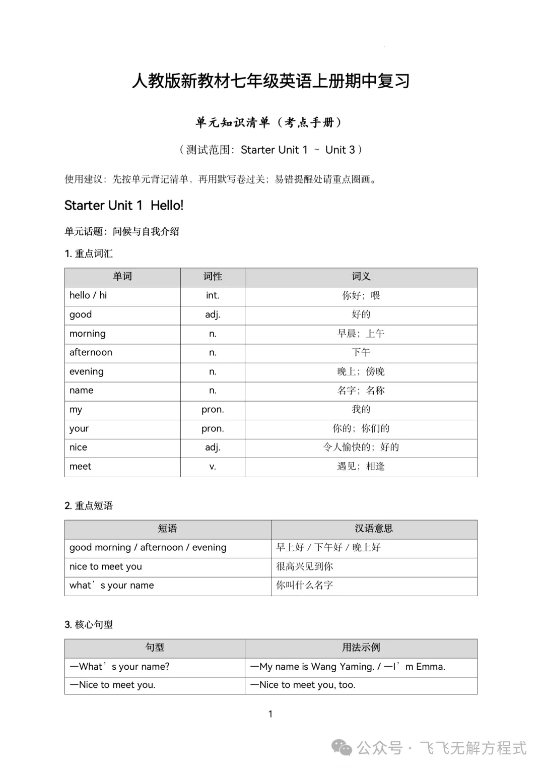 初一新生英语跟不上?七上期中考点免费领取-第4张图片-四季读书网 初一新生英语跟不上?七上期中考点免费领取-第4张图片-四季读书网