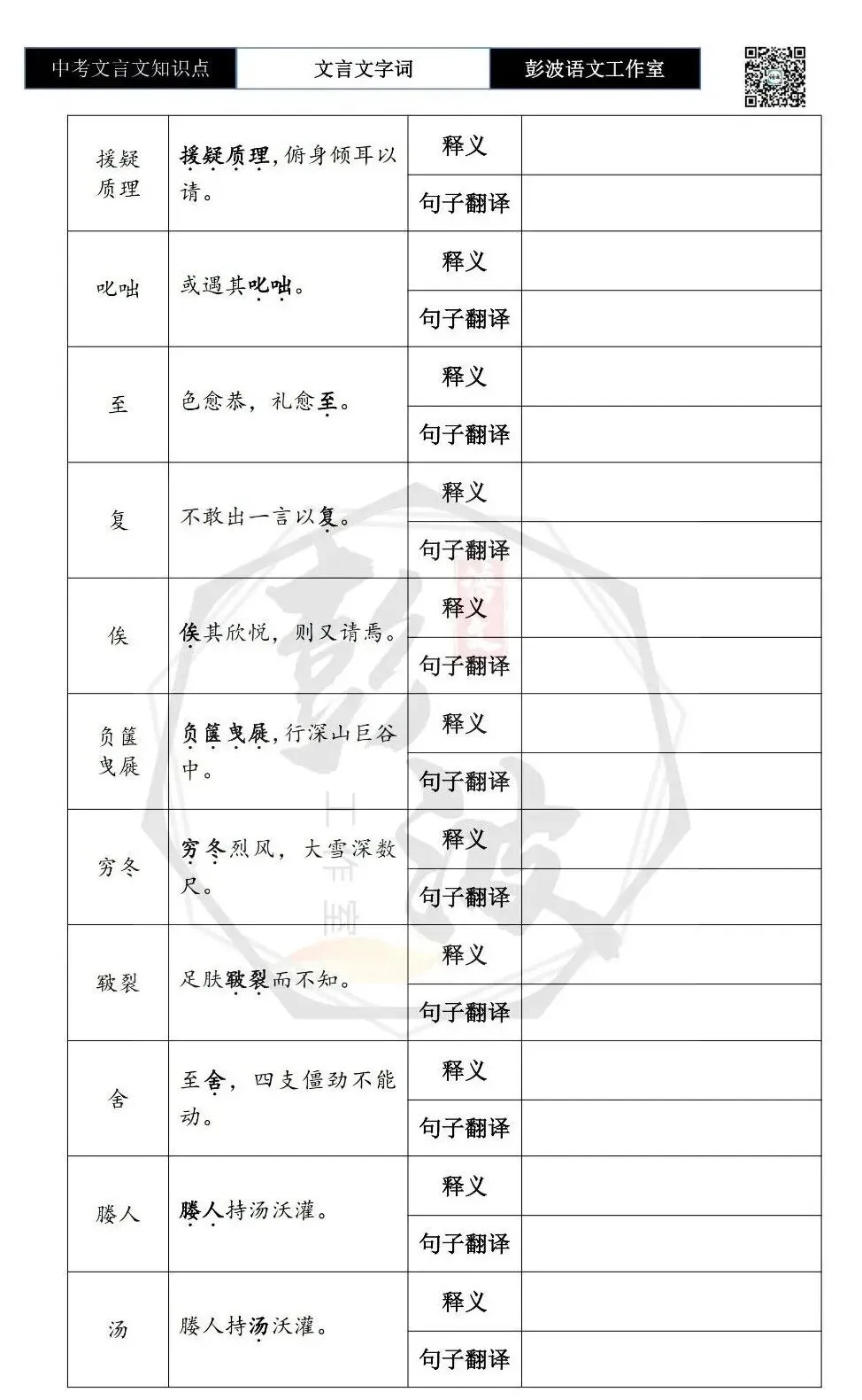 【中考文言文专项】08重点实词-九年级下自测(2元)-第12张图片-四季读书网 【中考文言文专项】08重点实词-九年级下自测(2元)-第12张图片-四季读书网