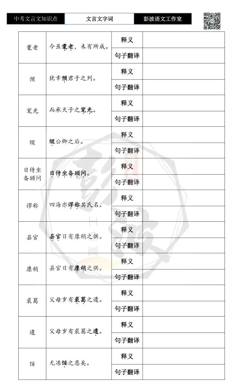 【中考文言文专项】08重点实词-九年级下自测(2元)-第14张图片-四季读书网 【中考文言文专项】08重点实词-九年级下自测(2元)-第14张图片-四季读书网