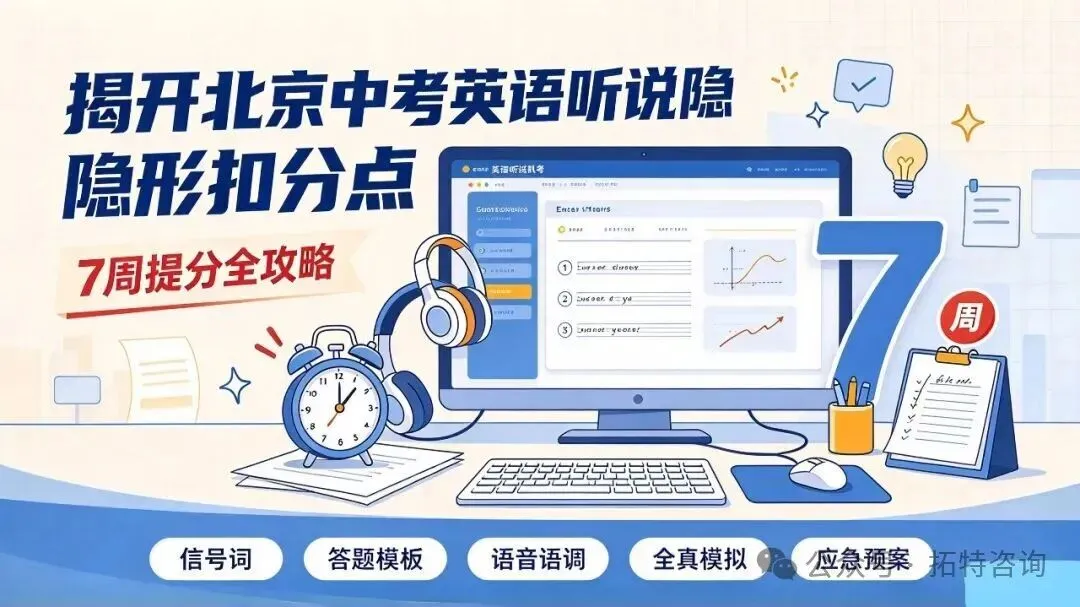 揭开北京中考英语听说隐形扣分点,7周提分全攻略-第1张图片-四季读书网