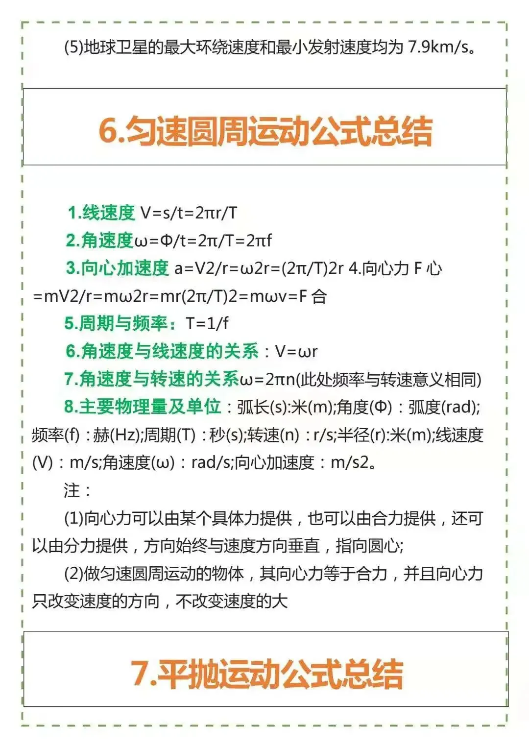 高考物理力学知识体系精炼总结-第6张图片-四季读书网 高考物理力学知识体系精炼总结-第6张图片-四季读书网