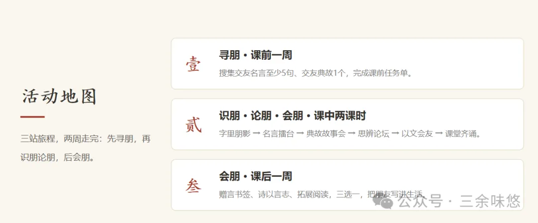 初一第六周|《有朋自远方来》专题学习活动设计-第2张图片-四季读书网 初一第六周|《有朋自远方来》专题学习活动设计-第2张图片-四季读书网
