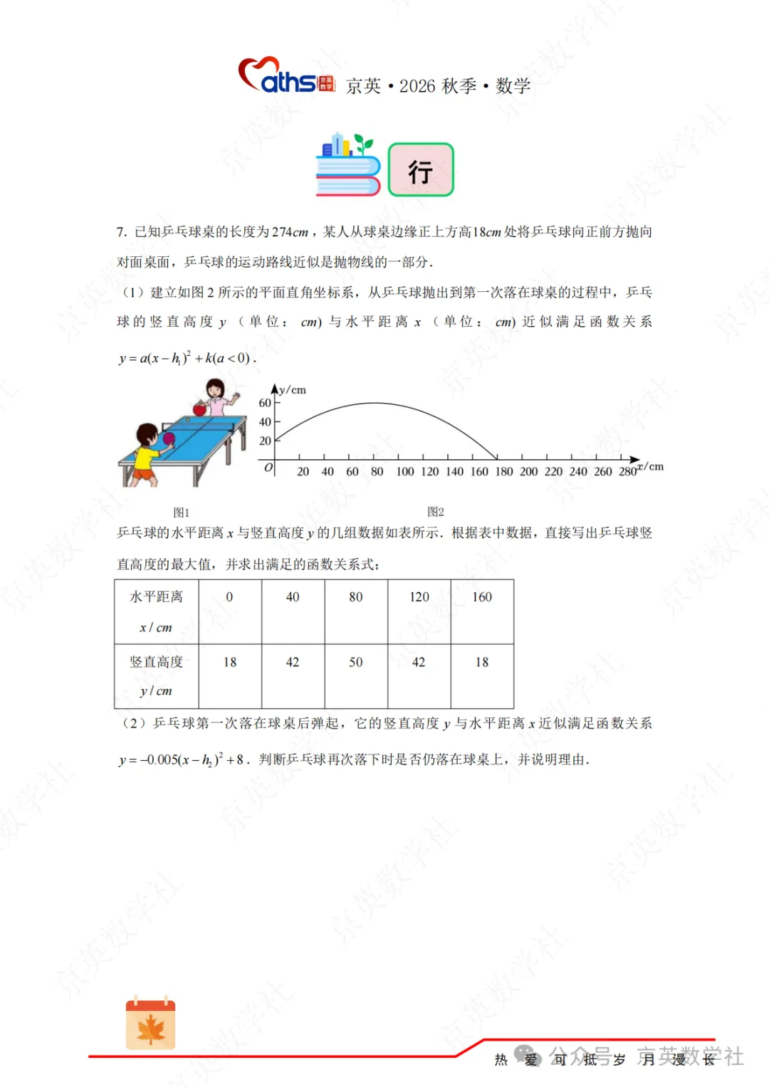 2026秋*初三:第5讲——二次函数与实际问题-第8张图片-四季读书网 2026秋*初三:第5讲——二次函数与实际问题-第8张图片-四季读书网