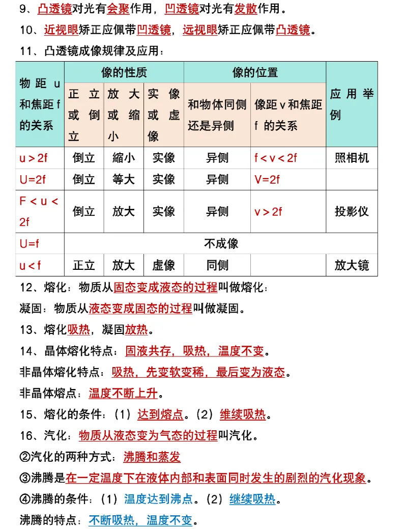 2026初三物理必背核心考点-第2张图片-四季读书网 2026初三物理必背核心考点-第2张图片-四季读书网