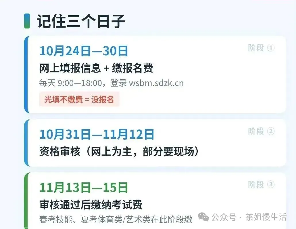 高考报名确认这三点,非常重要!-第1张图片-四季读书网