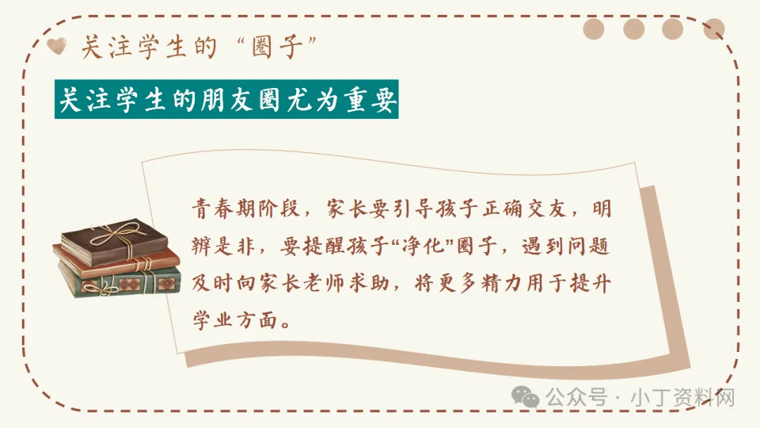 【初二】【秋季上】【期中】家长会:深耕初二沃土,共育成长繁花,班主任必备(附42页ppt课件)-第32张图片-四季读书网 【初二】【秋季上】【期中】家长会:深耕初二沃土,共育成长繁花,班主任必备(附42页ppt课件)-第32张图片-四季读书网