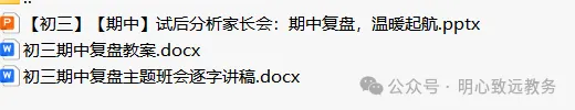 【初三】【期中】试后分析家长会:期中复盘,温暖起航-第1张图片-四季读书网