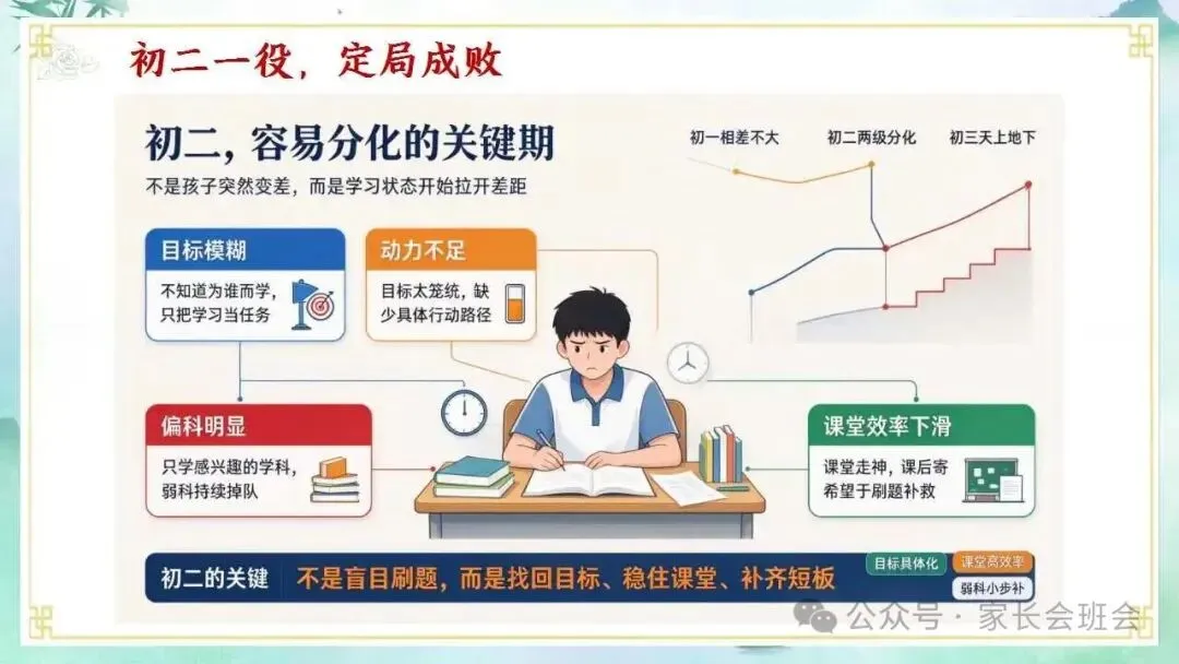 初二上期中家长会ppt:家校同心,共赴星光.(含发言稿)-第5张图片-四季读书网