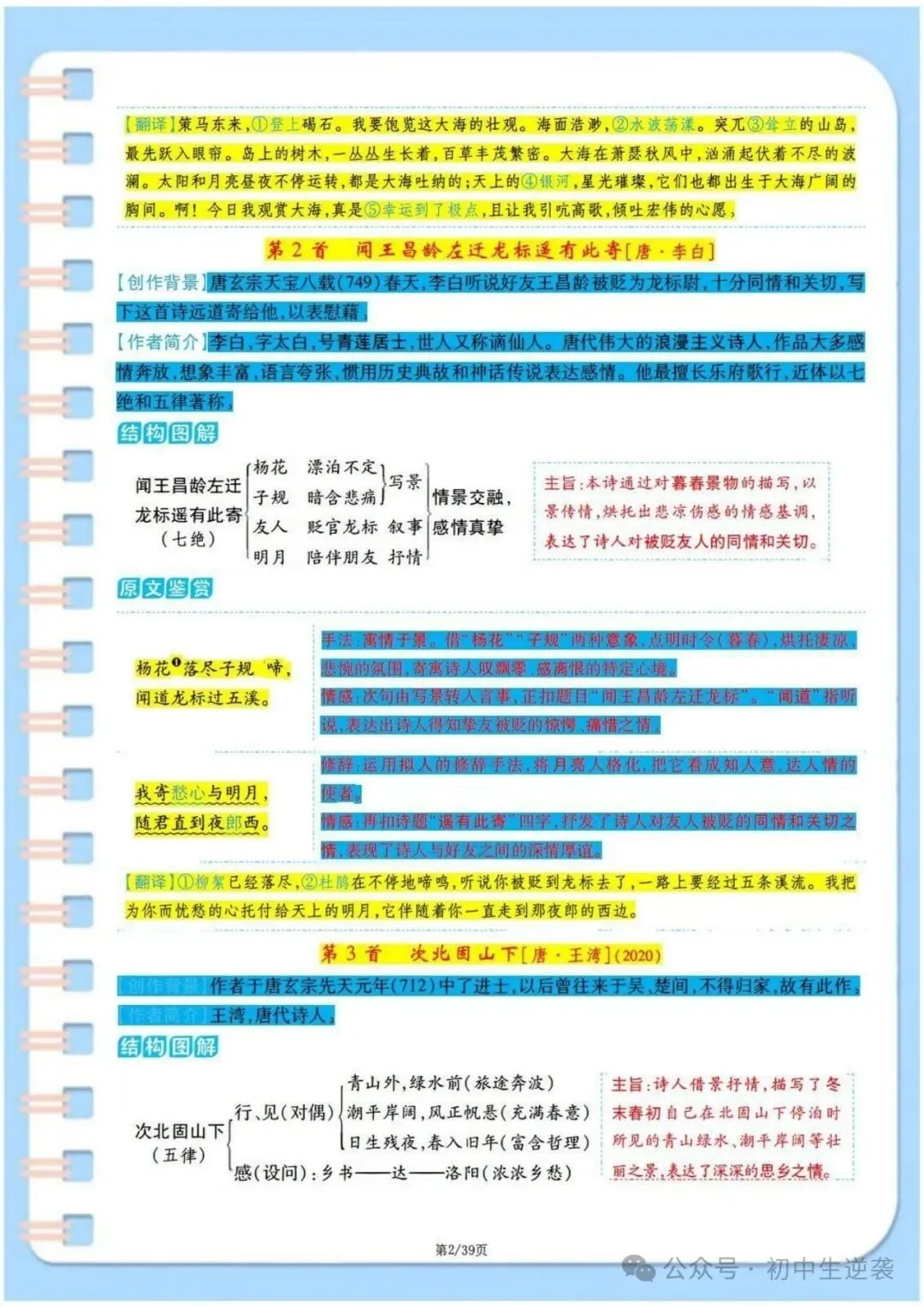 【建议收藏】救命!语文老师私藏的37首中考古诗词密码本!可分享可打印!-第5张图片-四季读书网 【建议收藏】救命!语文老师私藏的37首中考古诗词密码本!可分享可打印!-第5张图片-四季读书网