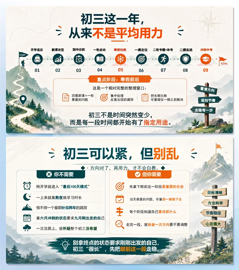 【7228】初三九年级上学期开学第一课《初三拼的到底是什么》PPT课件+发言稿-第4张图片-四季读书网
