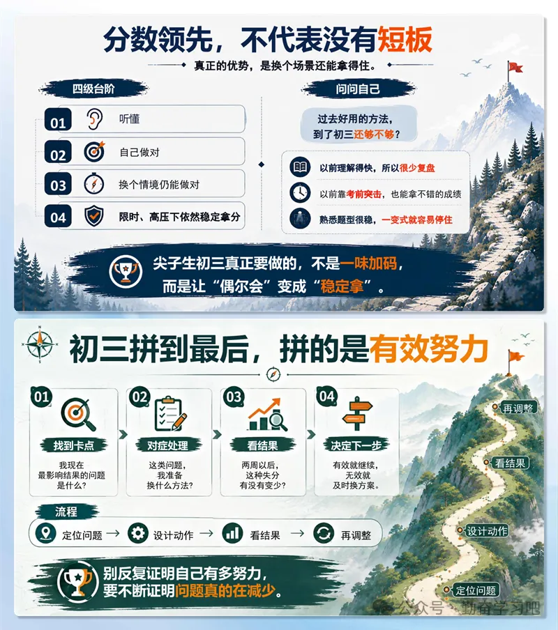 【7228】初三九年级上学期开学第一课《初三拼的到底是什么》PPT课件+发言稿-第9张图片-四季读书网