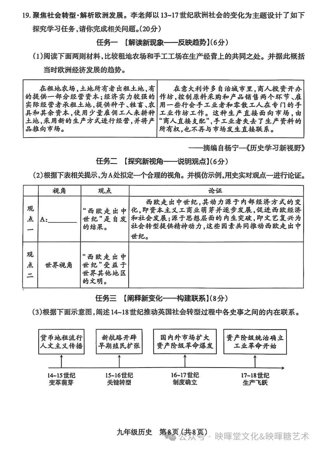 映暉堂-初三年级2026年10月期中学业诊断试题-第65张图片-四季读书网