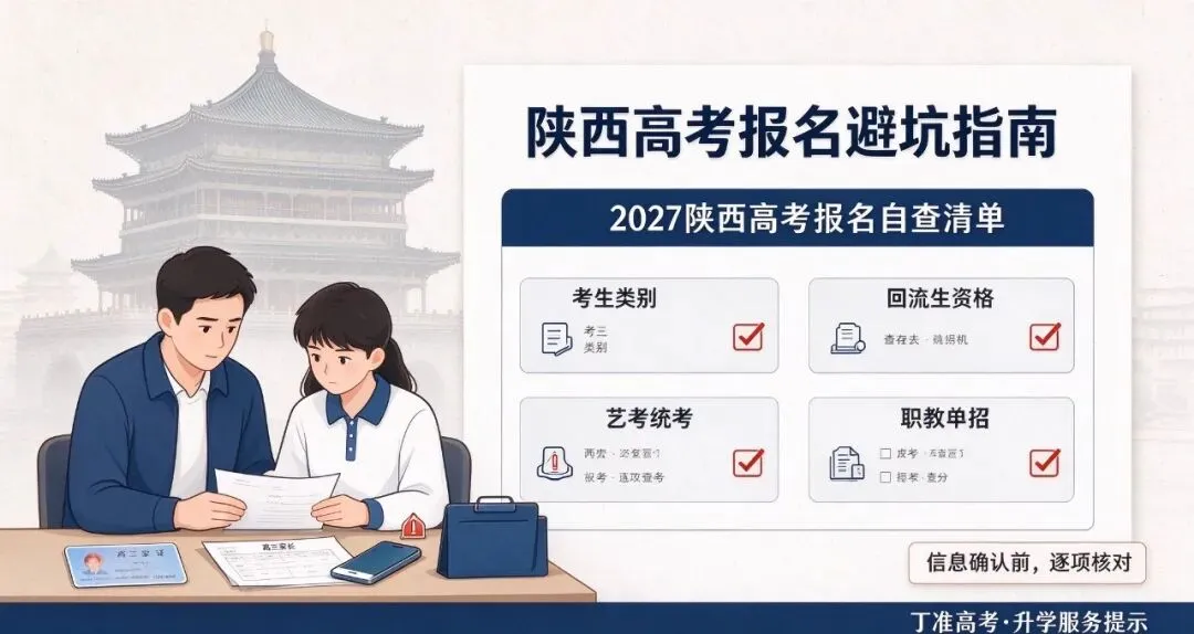 11 月高考报名开始!这一项填错,专项资格直接没了|2027 陕西高三家庭自查清单-第2张图片-四季读书网 11 月高考报名开始!这一项填错,专项资格直接没了|2027 陕西高三家庭自查清单-第2张图片-四季读书网