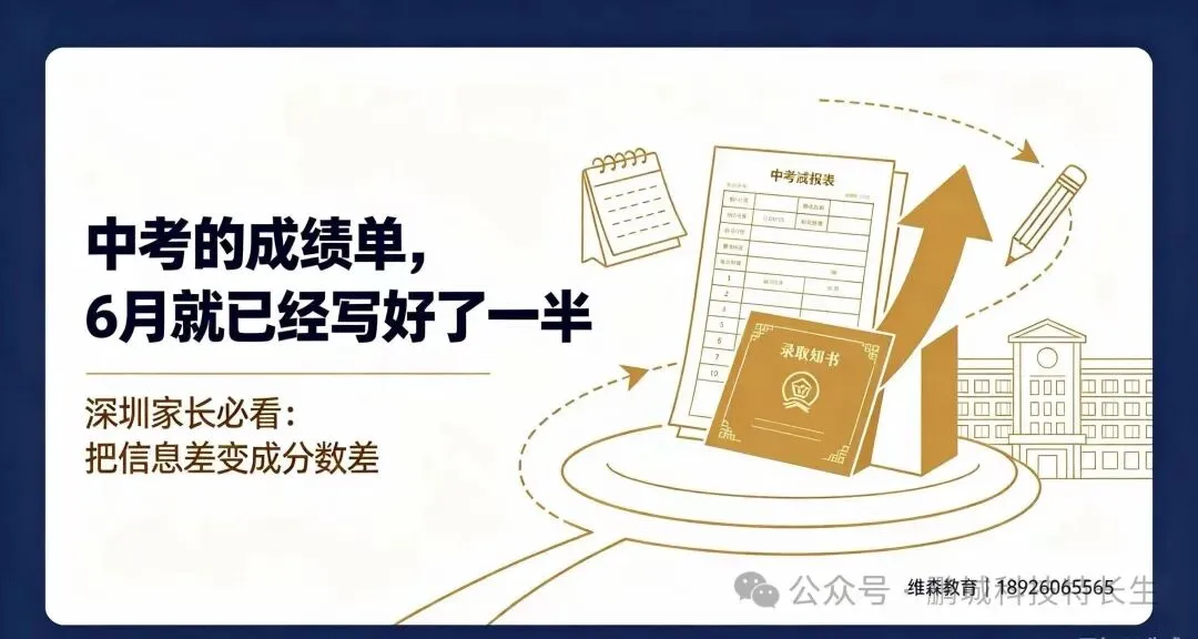 深圳中考三大升学红利:不用提分,也能提档,进更高层次的高中!-第1张图片-四季读书网