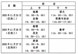 初三期中往年考试范围与时间安排汇总!内附真题试卷+押题卷→-第5张图片-四季读书网