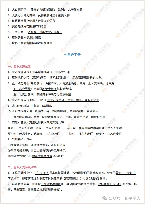 初二地理会考复习知识点汇总-第3张图片-四季读书网