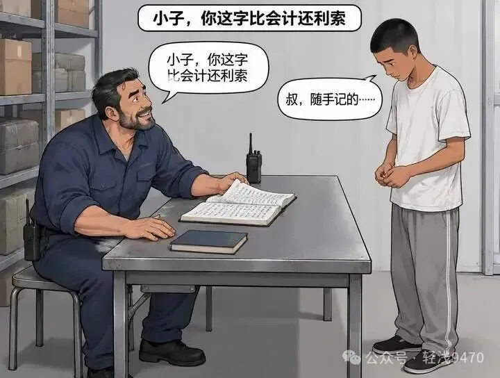 高考估分380,男孩怕爹妈失望,偷偷去物流园扛大包.第三天工头翻了他记的账本:小子,你这字比会计还利索,来仓管部.男孩红了眼:叔-第3张图片-四季读书网