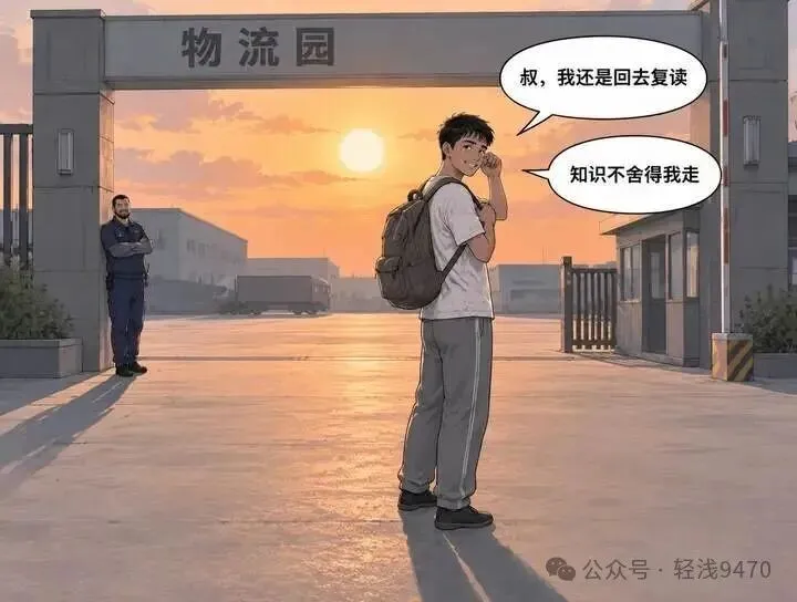 高考估分380,男孩怕爹妈失望,偷偷去物流园扛大包.第三天工头翻了他记的账本:小子,你这字比会计还利索,来仓管部.男孩红了眼:叔-第5张图片-四季读书网