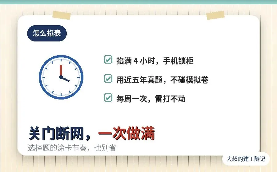 一考就懵平时都会?掐表限时模考练出手感-第4张图片-四季读书网