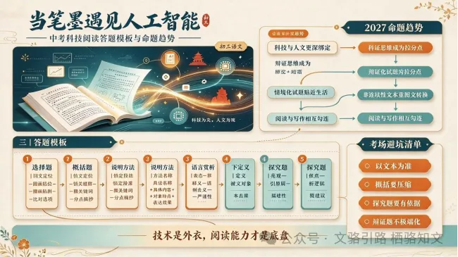 当笔墨邂逅人工智能——2027年中考语文科技阅读破局-第1张图片-四季读书网