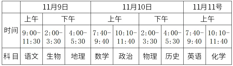 最早下周开考!各地高中期中考时间安排出炉!-第6张图片-四季读书网