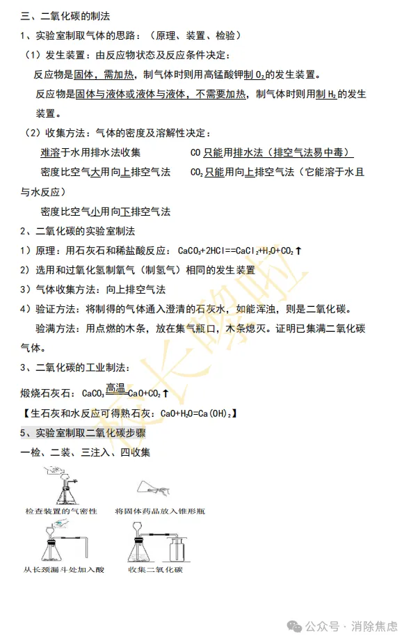 初三化学超全知识点整理,吃透化学考点-第13张图片-四季读书网