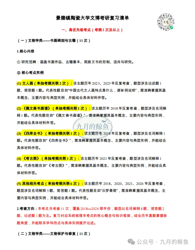 景德镇陶瓷大学和广州美术学院文博真题、考点考频及复习清单-第29张图片-四季读书网 景德镇陶瓷大学和广州美术学院文博真题、考点考频及复习清单-第29张图片-四季读书网