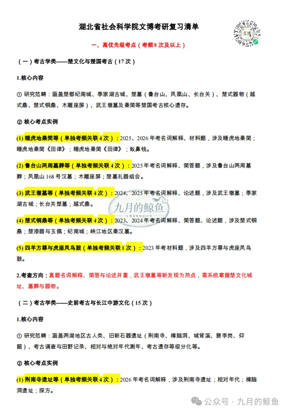 四川省社会科学院和湖北省社会科学院文博真题、考点考频及复习清单-第31张图片-四季读书网 四川省社会科学院和湖北省社会科学院文博真题、考点考频及复习清单-第31张图片-四季读书网