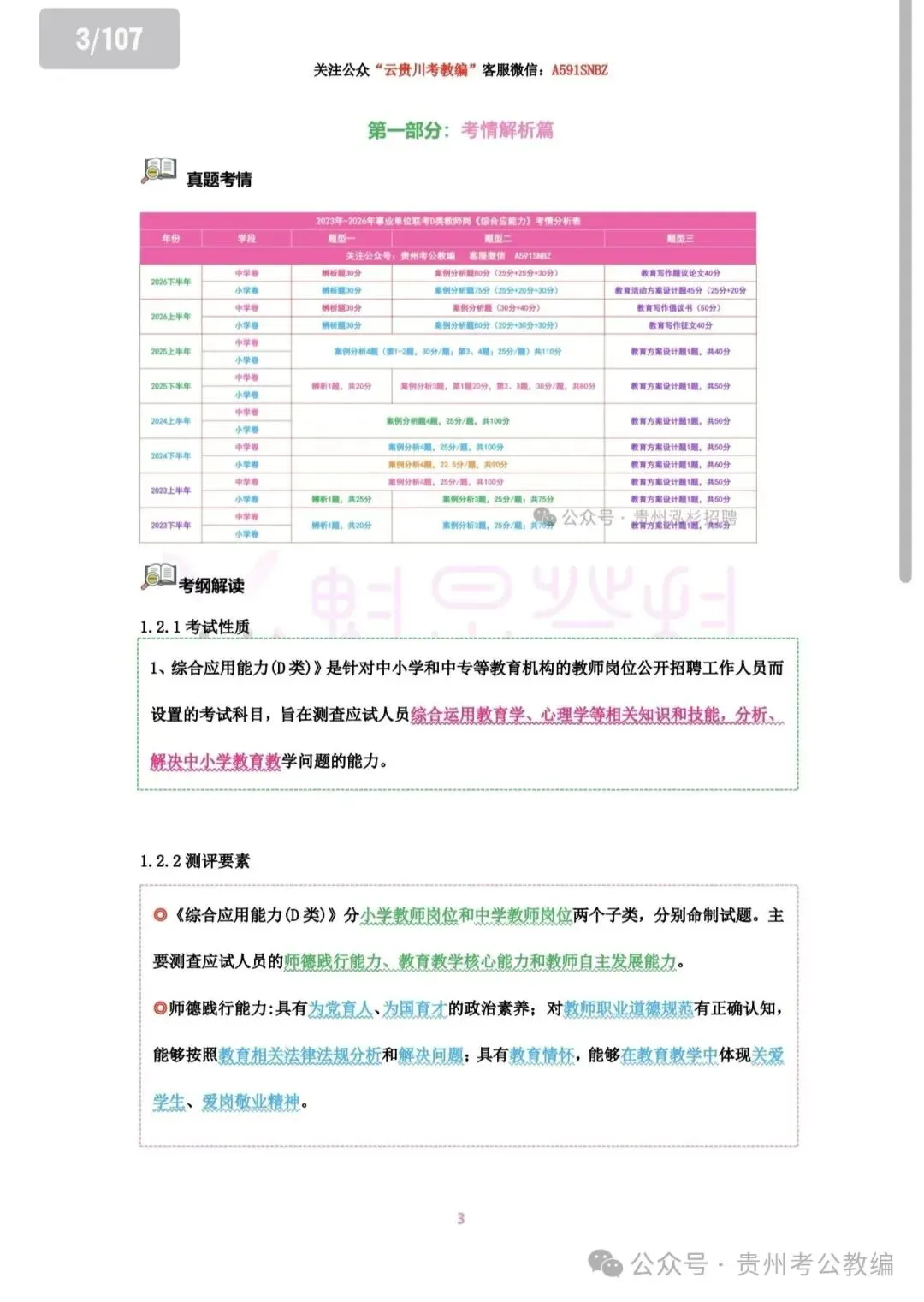 领取!27备考-D类《综应》六年真题+五彩提分笔记+答题示范+教育方案范文!-第9张图片-四季读书网 领取!27备考-D类《综应》六年真题+五彩提分笔记+答题示范+教育方案范文!-第9张图片-四季读书网