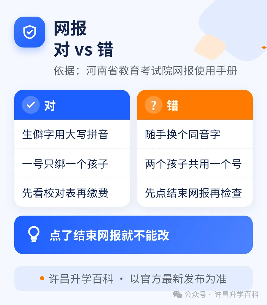 高考网报7处要一次填对!考试院2027网报手册划重点-第6张图片-四季读书网 高考网报7处要一次填对!考试院2027网报手册划重点-第6张图片-四季读书网