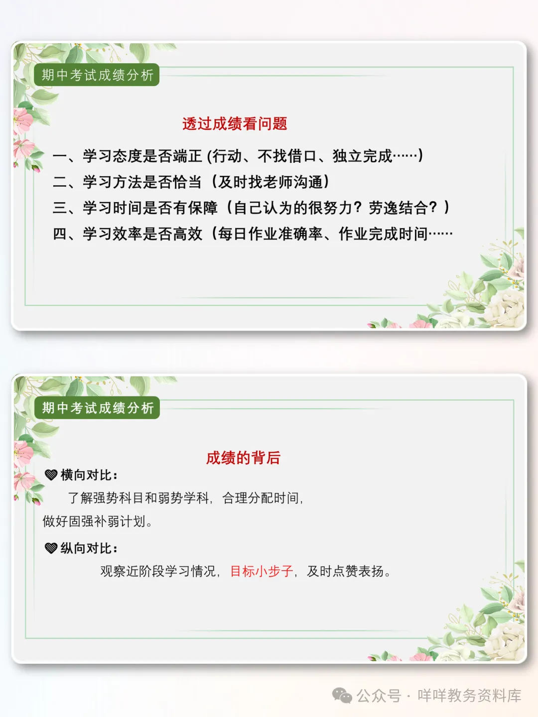 初三期中家长会这样开,中考家长心就稳了-第6张图片-四季读书网 初三期中家长会这样开,中考家长心就稳了-第6张图片-四季读书网