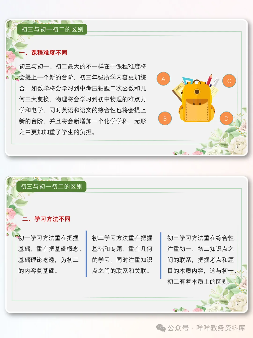 初三期中家长会这样开,中考家长心就稳了-第10张图片-四季读书网 初三期中家长会这样开,中考家长心就稳了-第10张图片-四季读书网