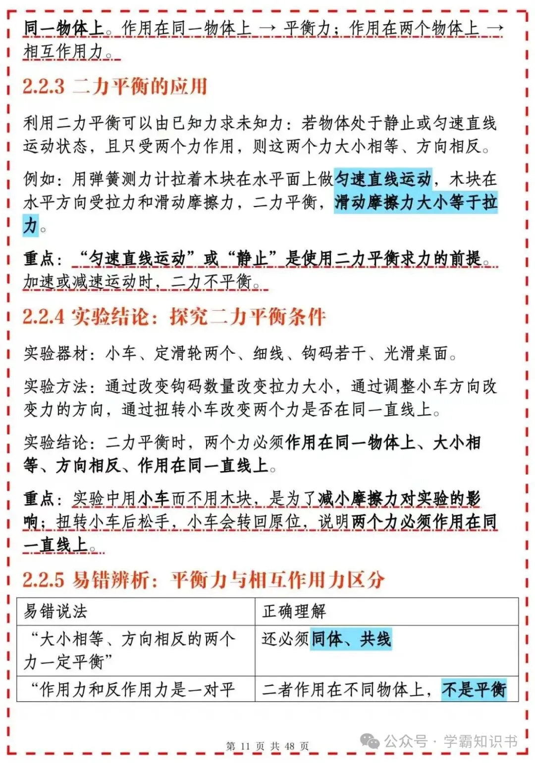 初二物理下册复习笔记,吃透这些不丢分-第11张图片-四季读书网