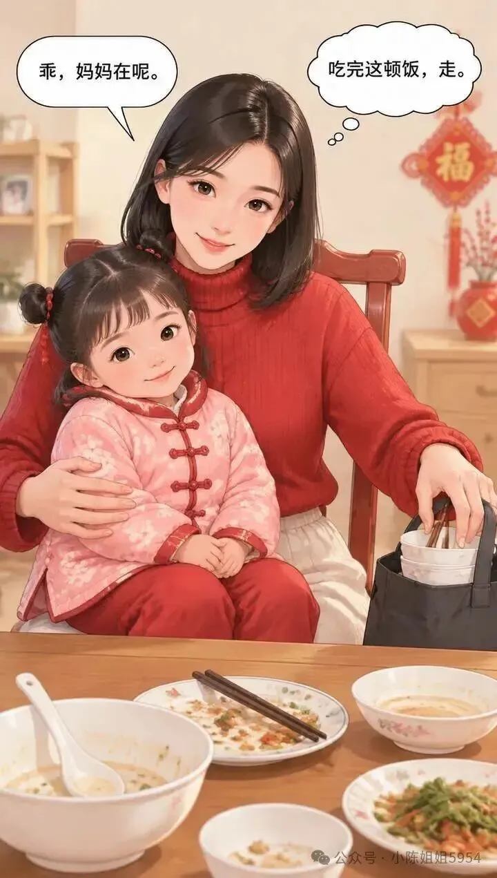 初二那天,婆婆挨个发红包,发到我女儿跟前,手一拐就过去了.我没吭声,笑着把女儿抱到腿上.饭后我收拾东西说走,婆婆追到门口,脸都白-第2张图片-四季读书网