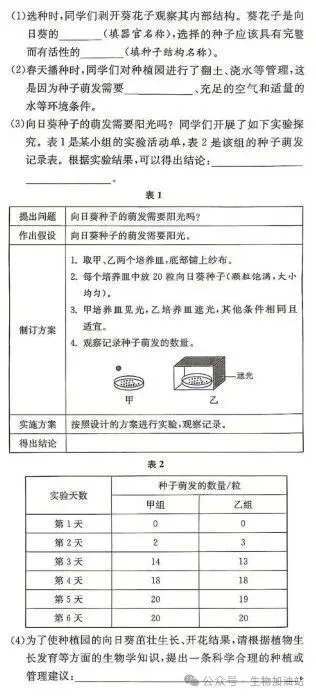 中考原始版卷:2026年徐州市初中学业水平考试生物试卷|原版试卷+答案-第7张图片-四季读书网 中考原始版卷:2026年徐州市初中学业水平考试生物试卷|原版试卷+答案-第7张图片-四季读书网