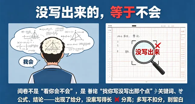 高考高分技巧07:答题规范与踩分意识——为什么“会做”的孩子,分数总比预估低二三十分?-第1张图片-四季读书网