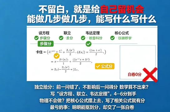 高考高分技巧07:答题规范与踩分意识——为什么“会做”的孩子,分数总比预估低二三十分?-第3张图片-四季读书网