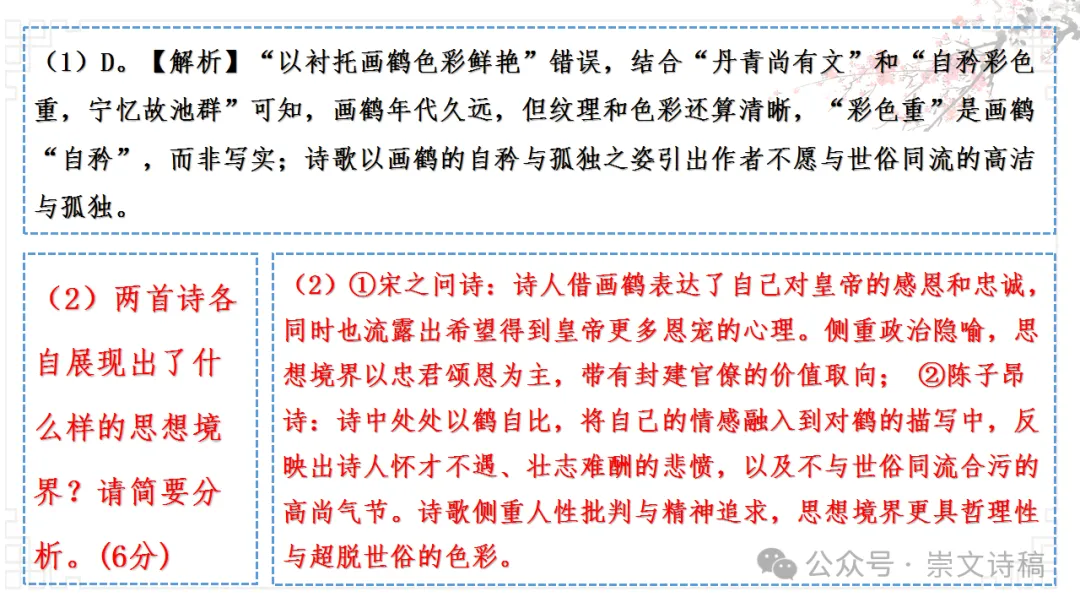 【高考诗词鉴赏】理解诗歌之——思想内容-第46张图片-四季读书网 【高考诗词鉴赏】理解诗歌之——思想内容-第46张图片-四季读书网