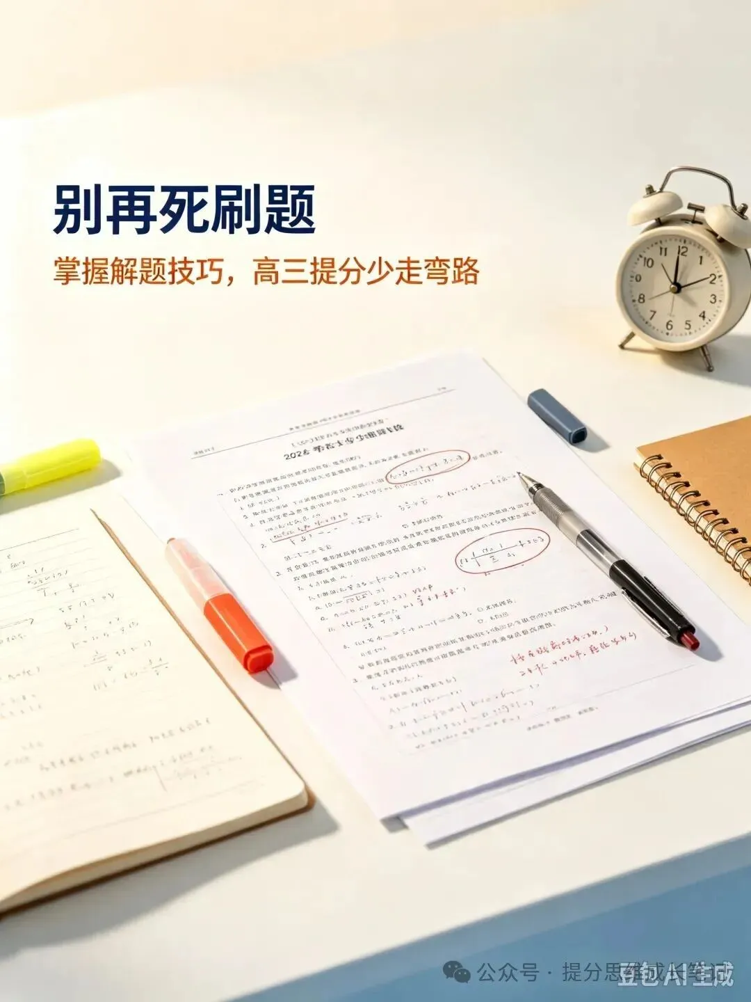 别再死刷题!掌握解题技巧,初三、高三提分少走弯路-第1张图片-四季读书网