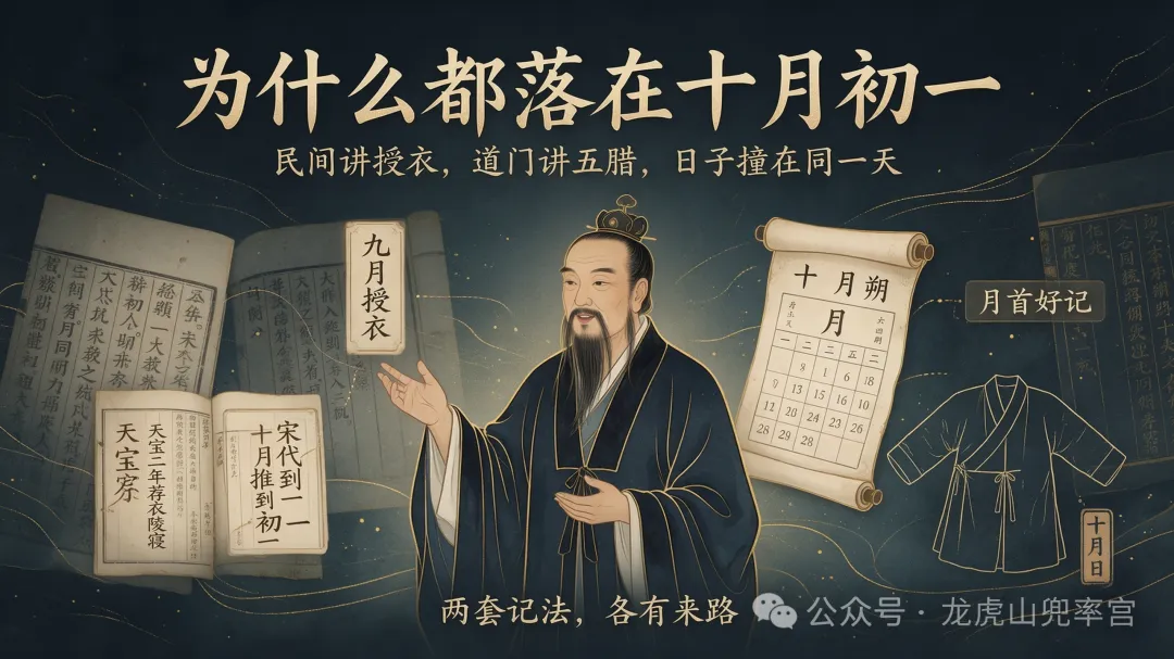兜率宫岁时法讯|十月初一这天,民间叫寒衣节,道门叫民岁腊-第4张图片-四季读书网