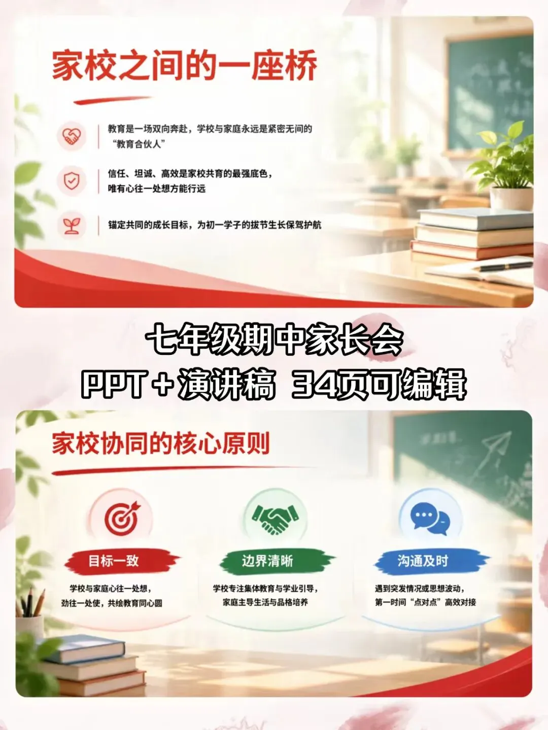 初一期中家长会|新芽拔节,秋实可期(课件+讲话稿)-第9张图片-四季读书网