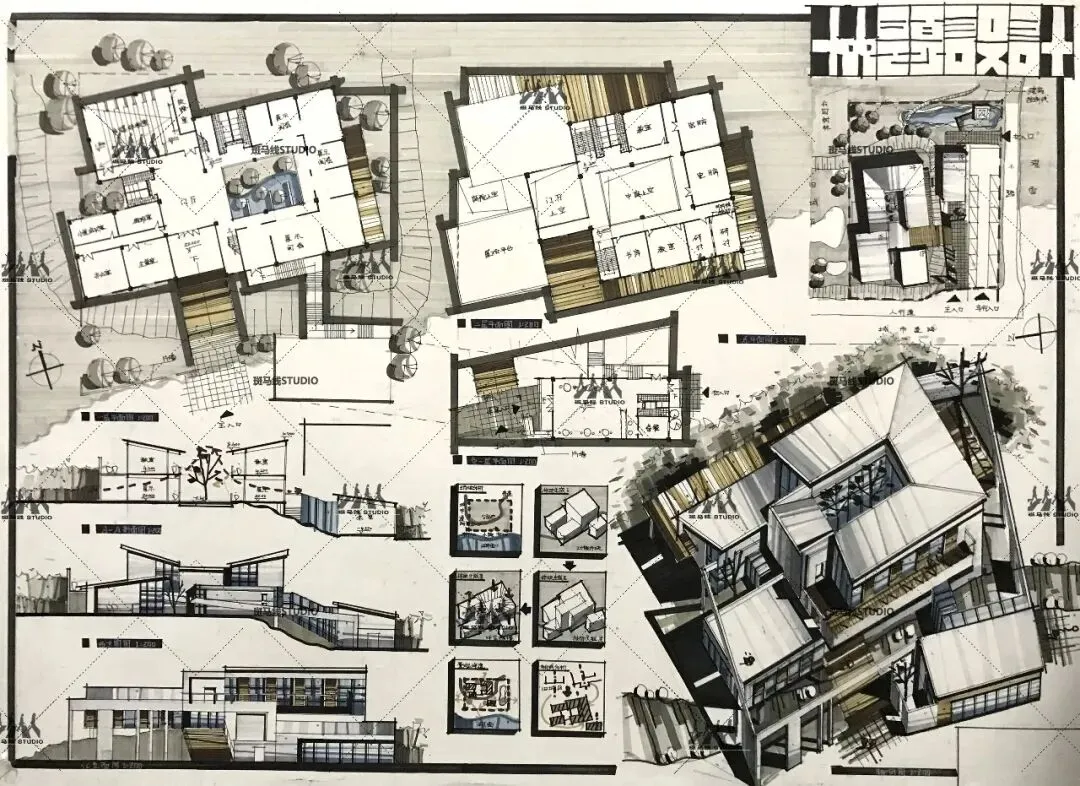 优秀建筑快题 | 华中科技大学建筑快题真题环境保护中心设计 | 111-第10张图片-四季读书网 优秀建筑快题 | 华中科技大学建筑快题真题环境保护中心设计 | 111-第10张图片-四季读书网
