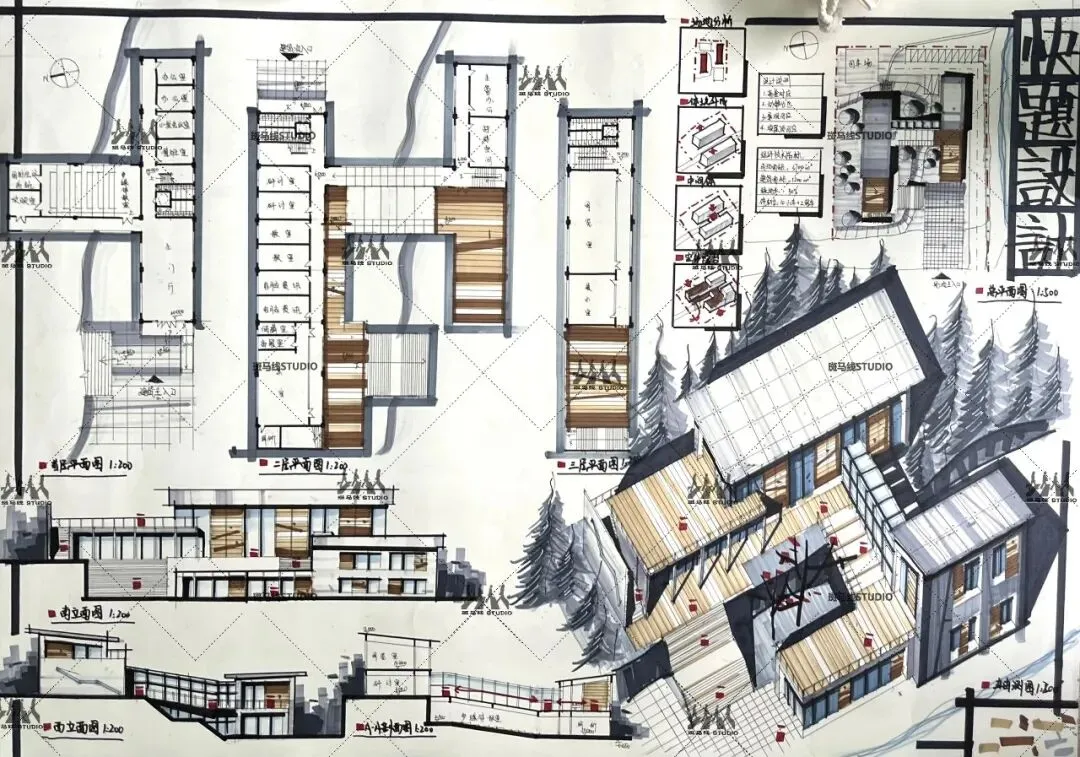 优秀建筑快题 | 华中科技大学建筑快题真题环境保护中心设计 | 111-第14张图片-四季读书网 优秀建筑快题 | 华中科技大学建筑快题真题环境保护中心设计 | 111-第14张图片-四季读书网