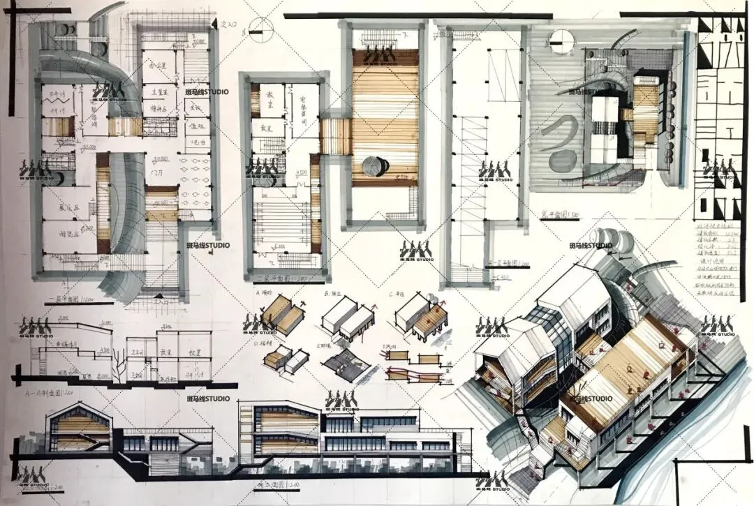 优秀建筑快题 | 华中科技大学建筑快题真题环境保护中心设计 | 111-第17张图片-四季读书网 优秀建筑快题 | 华中科技大学建筑快题真题环境保护中心设计 | 111-第17张图片-四季读书网