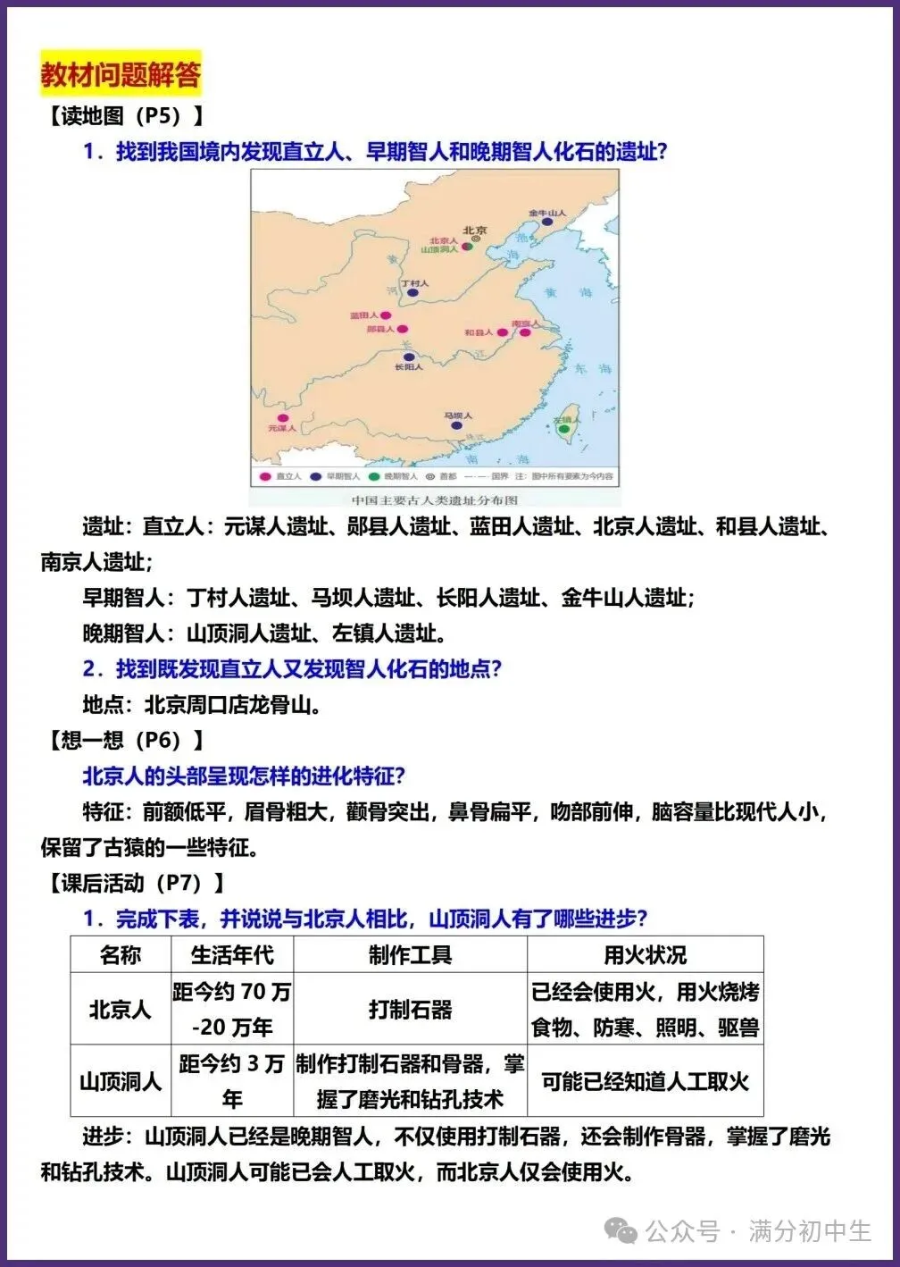 初一新版七上历史全册常考问答式提纲押题清单电子打印版!(2026 新课标)-第2张图片-四季读书网