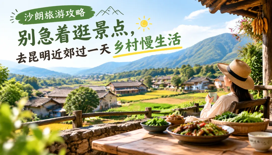 沙朗旅游攻略:别急着逛景点,去昆明近郊过一天乡村慢生活